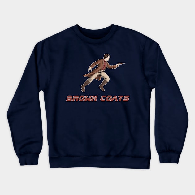 Brown Coat or Blade Runner Crewneck Sweatshirt by saqman